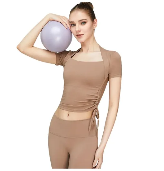 Female Zipper Yoga Sports Gym Fitness Athletic Sports Active Pilates Wear Running Jacket