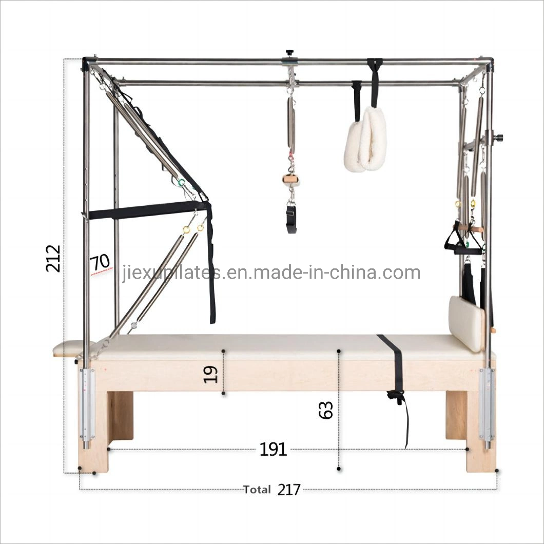 Customizable Logo Yoga Folding Pilates Reformer Cadillac Pilates Barrel Reformer