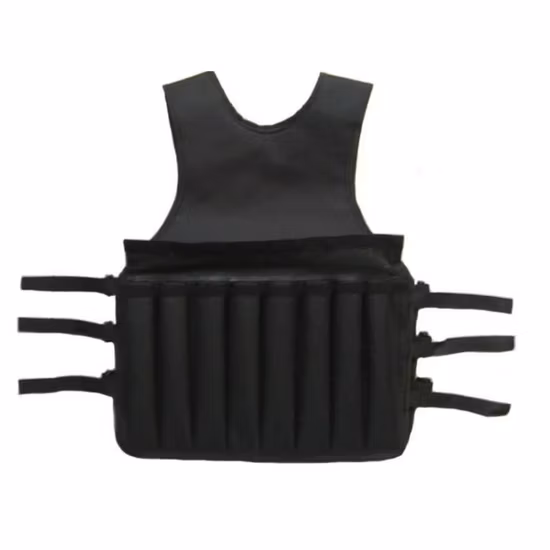 Fitness réglable rempli de sable poids gilet lesté gilet de musculation gilet de chargement de poids vêtements de sable fournitures de musculation Wyz20588