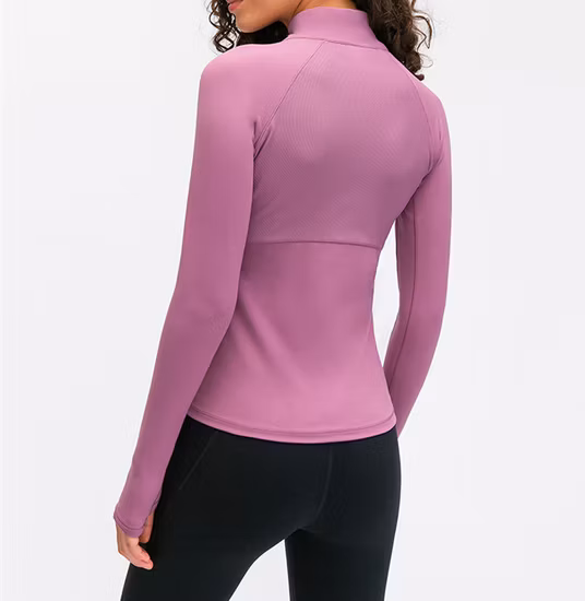 Veste de Yoga à fermeture éclair pour femmes, vêtements de sport, de Fitness, d'athlétisme, de Pilates actif, de course à pied