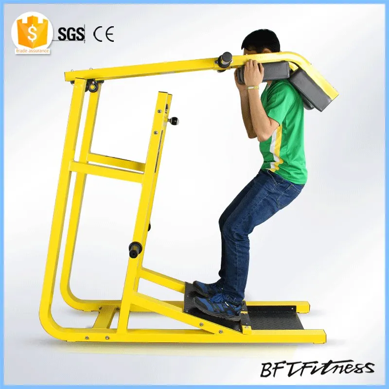 Entraîneur multifonctionnel de Machine de Squat de piratage Commercial de gymnase, entraîneur complet de muscle de fesses de jambe (BFT