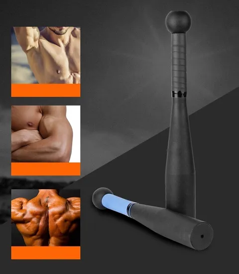 Clubs en acier de compétition noirs pour l'entraînement en force